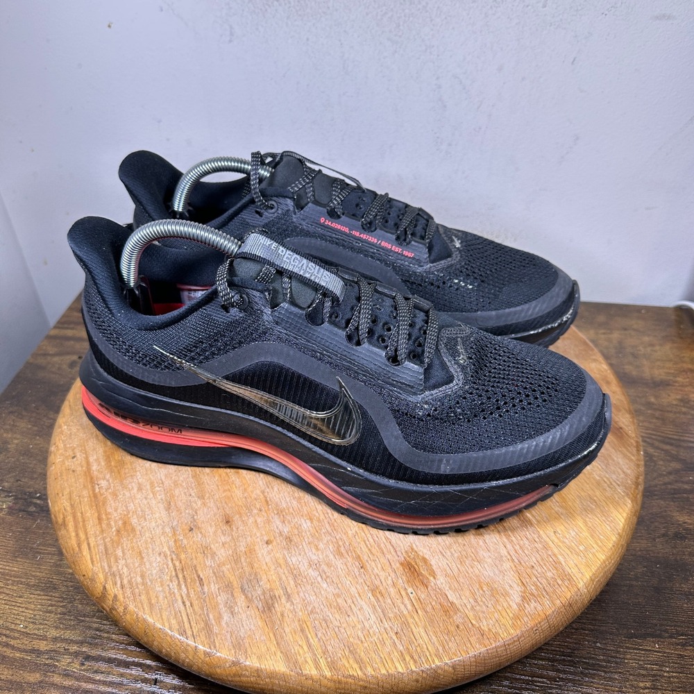 Nike Air Zoom Pegasus Premium Black Bright Crimson HQ2592-003 Mens 10.5 Running